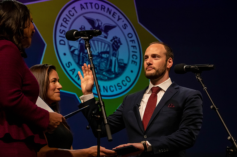 Chesa Boudin sworn in