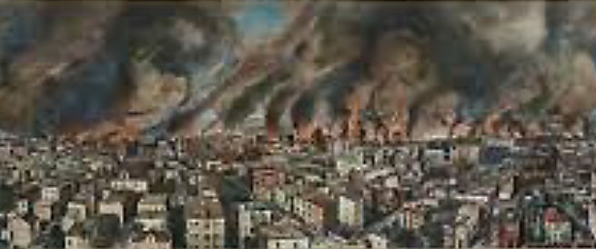 SF earthquake - fire