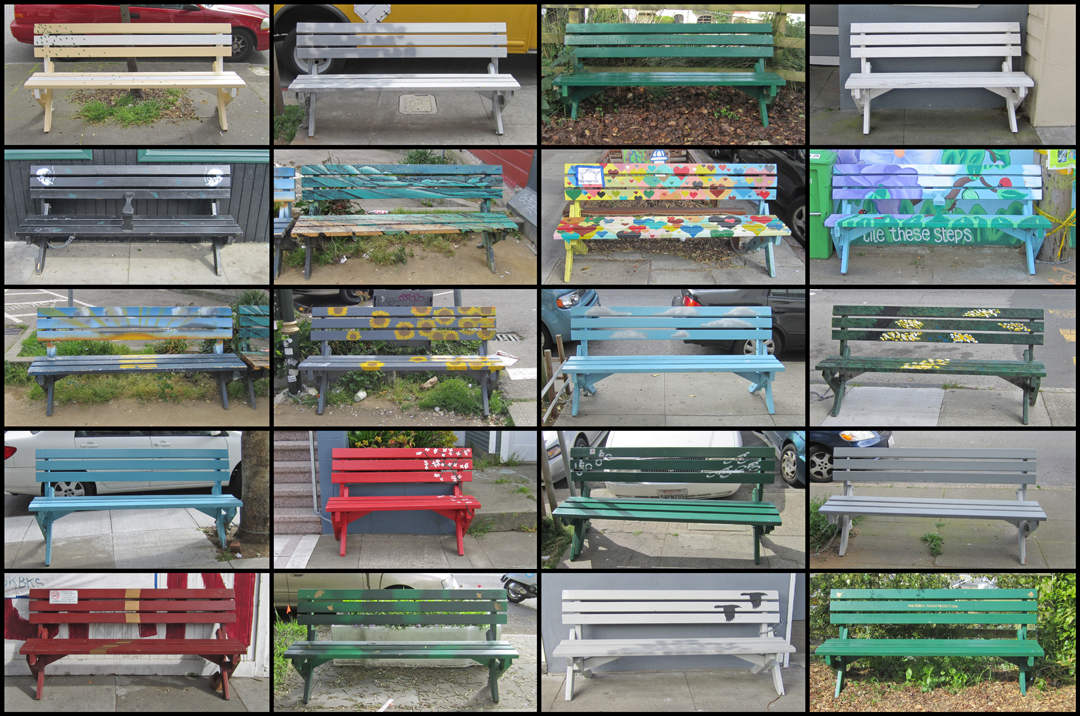many benches