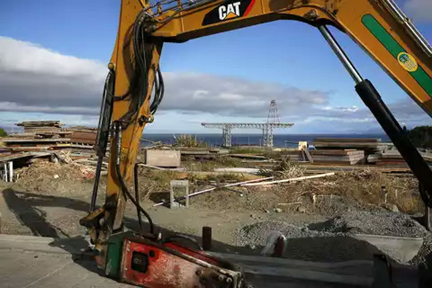 Excavation at ship[yard]