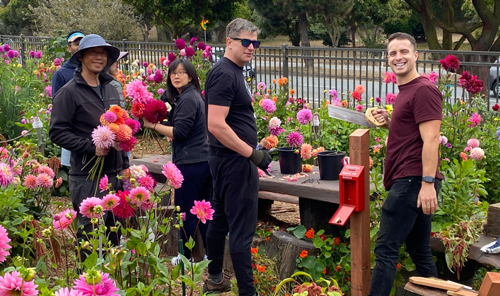 gardeners at sisterhood gardens