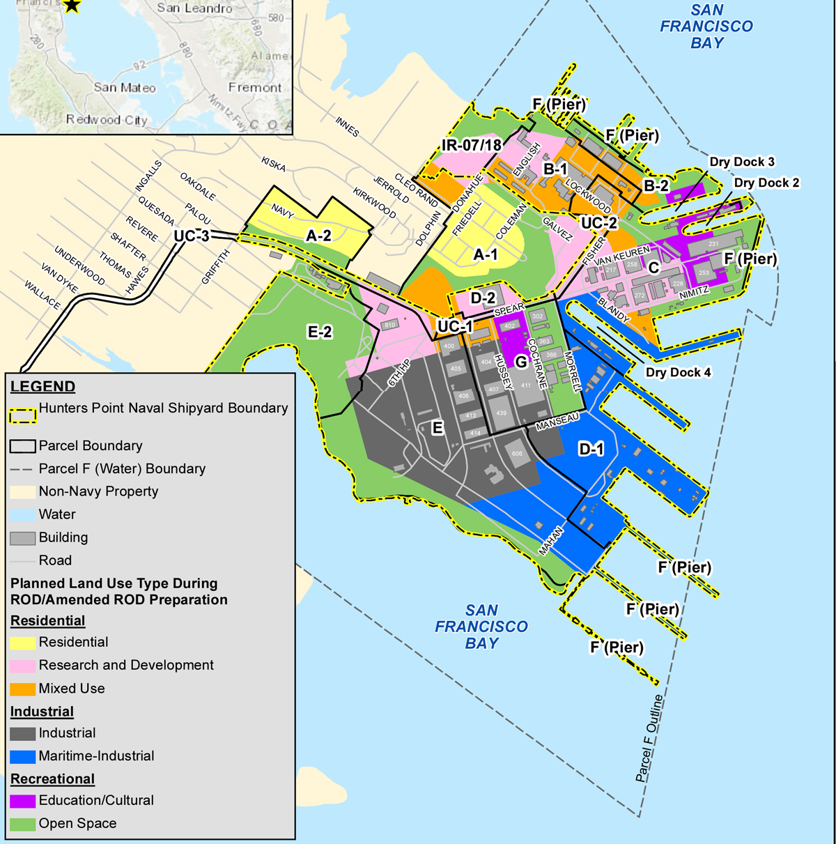 Hunters Point Land Use Map
