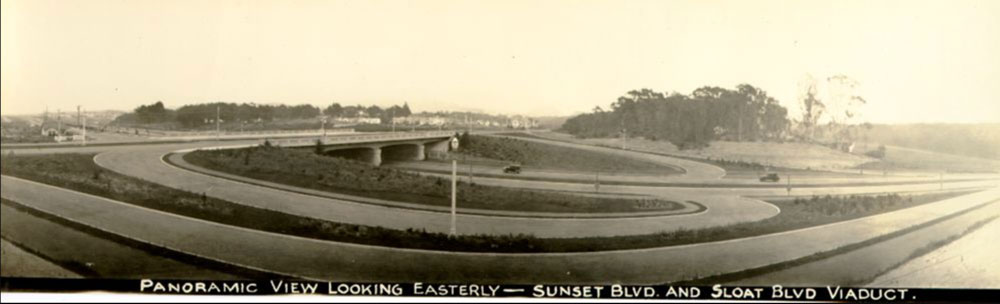 Sunset Boulevard historic photo