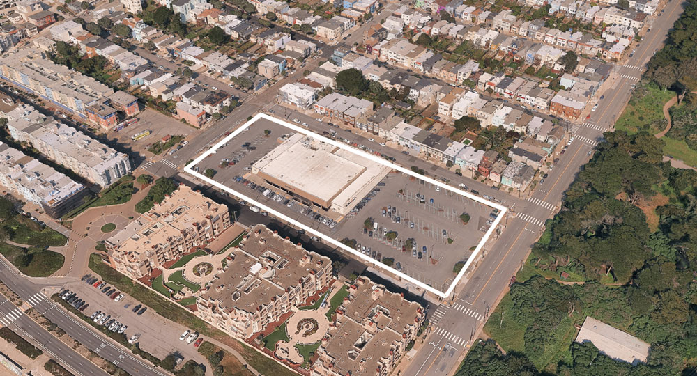 current site location aerial