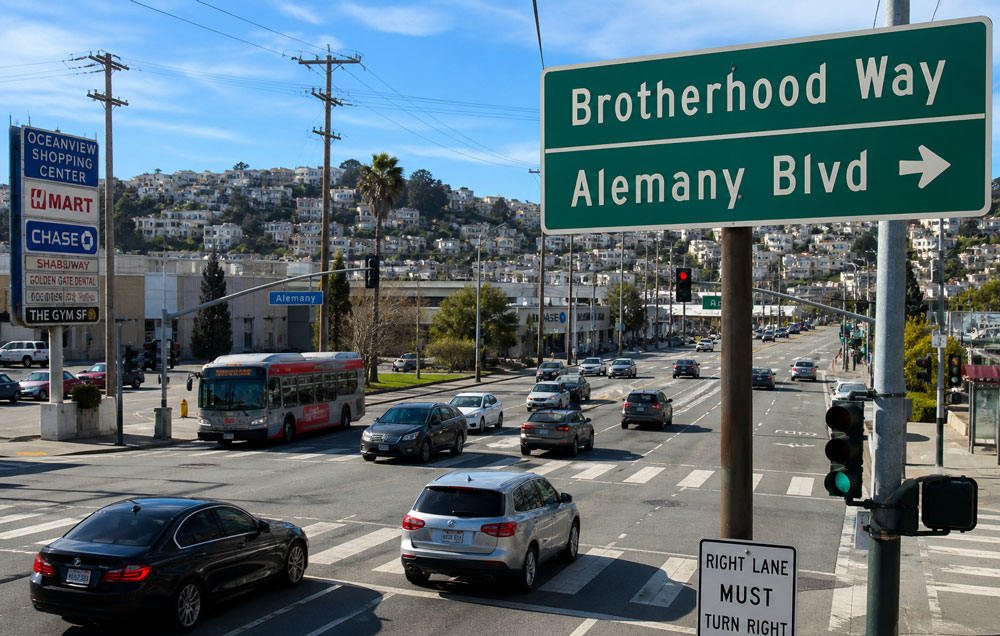 Brotherhood Way and Alemany Blvd plan sparks debate.