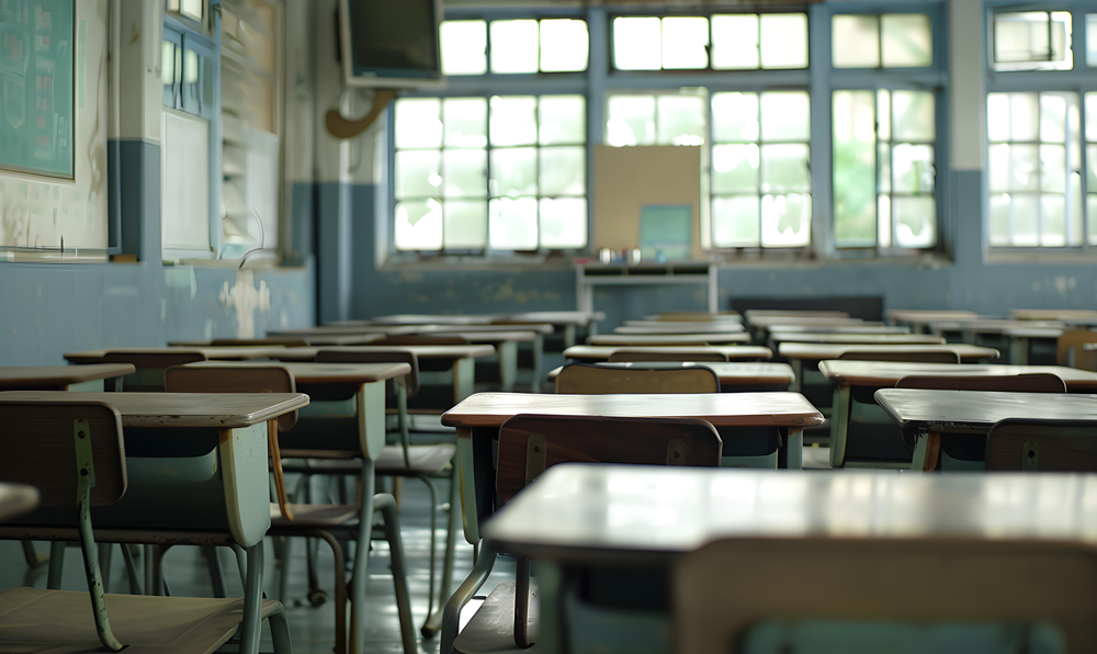Empty classroom